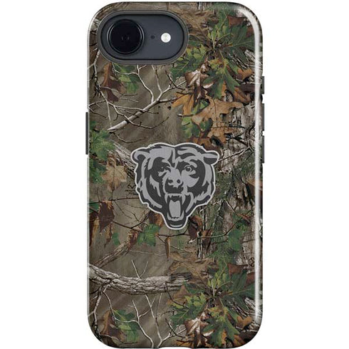 NFL Chicago Bears Realtree Xtra Green Camo iPhone 16e Impact Case