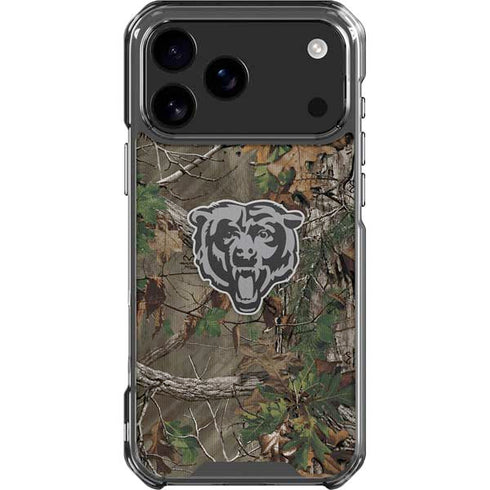 NFL Chicago Bears Realtree Xtra Green Camo iPhone 18 Pro Max Clear Case