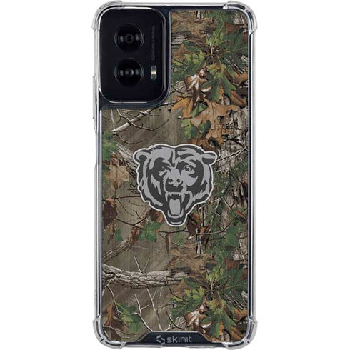NFL Chicago Bears Realtree Xtra Green Camo Moto G Power 5G (2024) Clear Case