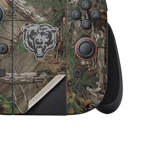 NFL Chicago Bears Realtree Xtra Green Camo Nintendo Switch 2 (2025) Joy-Con Controller Skin