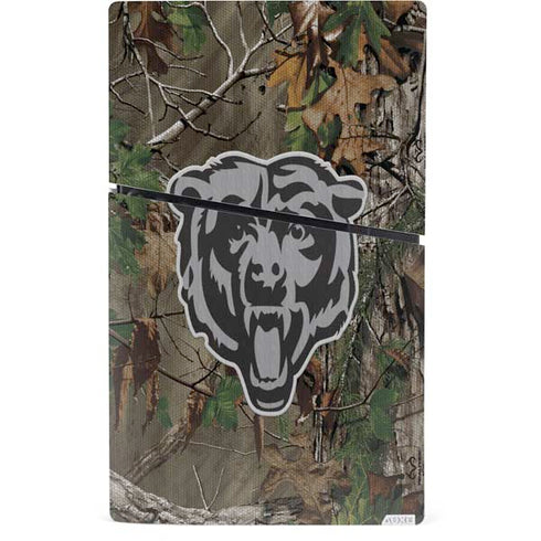 NFL Chicago Bears Realtree Xtra Green Camo PS5 Slim Digital Edition Console Skin