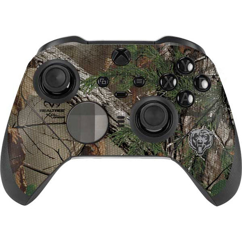 NFL Chicago Bears Realtree Xtra Green Camo Xbox Elite Wireless Controller Series 2 Skin