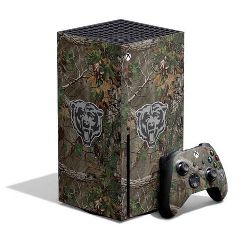 NFL Chicago Bears Realtree Xtra Green Camo Xbox Series X Skins