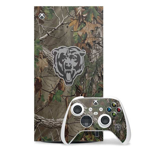 NFL Chicago Bears Realtree Xtra Green Camo Xbox Series X Skins