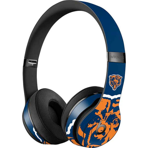 NFL Chicago Bears Retro Logo Beats Solo 3 Wireless Skin