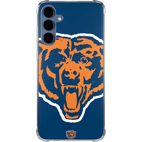 NFL Chicago Bears Retro Logo Galaxy A55 5G Clear Case