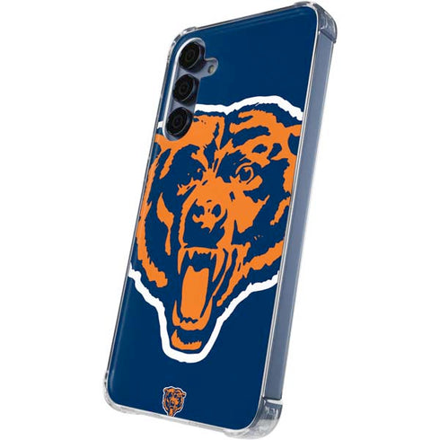 NFL Chicago Bears Retro Logo Galaxy A55 5G Clear Case