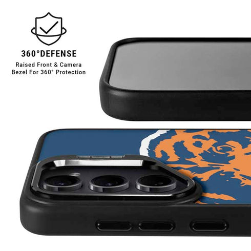 NFL Chicago Bears Retro Logo Galaxy S24 FE Kickstand Case