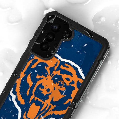NFL Chicago Bears Retro Logo Galaxy S24 Plus Waterproof Case