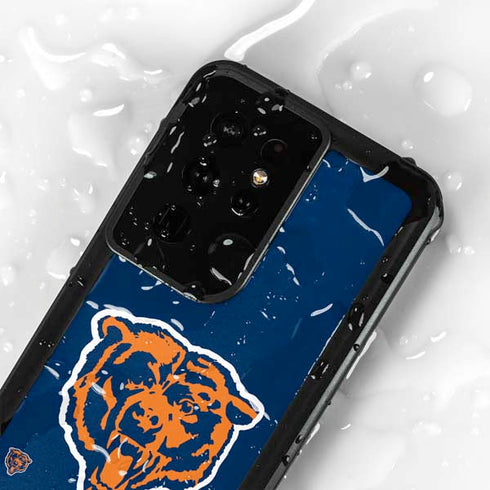 NFL Chicago Bears Retro Logo Galaxy S24 Ultra Waterproof Case