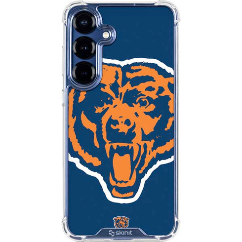 NFL Chicago Bears Retro Logo Galaxy S25 Clear Case
