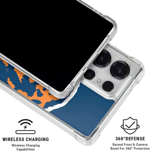 NFL Chicago Bears Retro Logo Galaxy S26 Ultra Clear Case