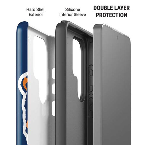 NFL Chicago Bears Retro Logo Galaxy S26 Ultra Impact Case