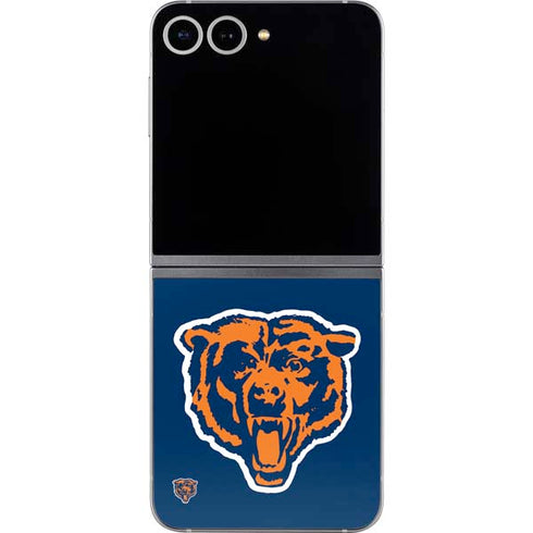 NFL Chicago Bears Retro Logo Galaxy Z Flip6 Skin