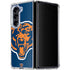 NFL Chicago Bears Retro Logo Galaxy Z Fold5 5G Clear Case