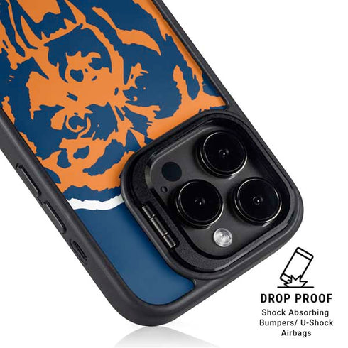 NFL Chicago Bears Retro Logo iPhone 14 Pro Max Kickstand Case