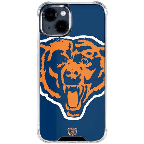 NFL Chicago Bears Retro Logo iPhone 15 Clear Case