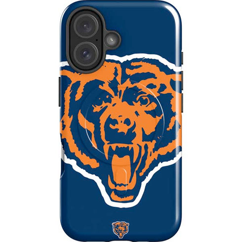 NFL Chicago Bears Retro Logo iPhone 16 Magsafe Impact Case