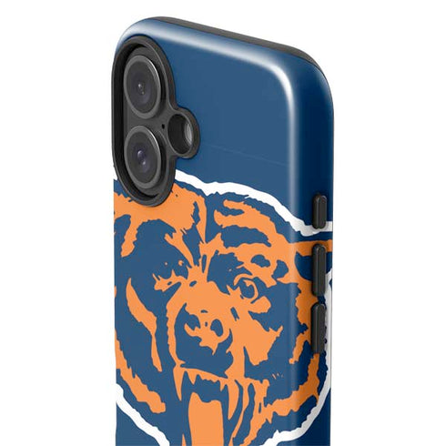 NFL Chicago Bears Retro Logo iPhone 16 Plus Impact Case