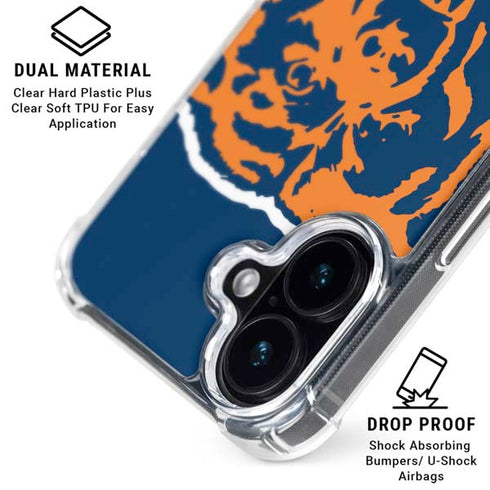 NFL Chicago Bears Retro Logo iPhone 16 Plus MagSafe Case