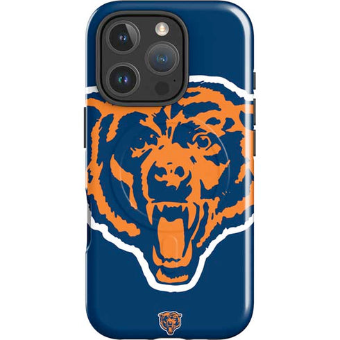 NFL Chicago Bears Retro Logo iPhone 16 Pro Magsafe Impact Case