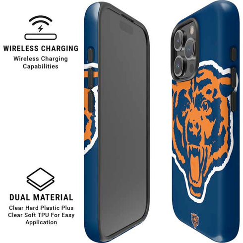 NFL Chicago Bears Retro Logo iPhone 16 Pro Max Magsafe Impact Case