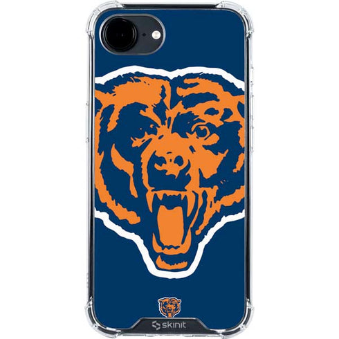 NFL Chicago Bears Retro Logo iPhone 16e Clear Case