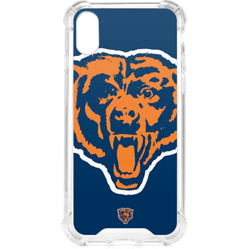 NFL Chicago Bears Retro Logo iPhone XS Clear Case