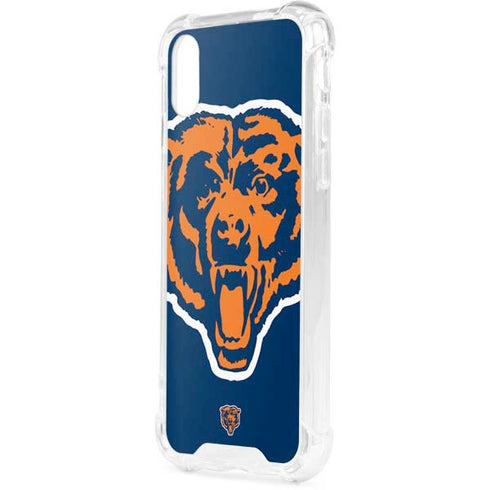 NFL Chicago Bears Retro Logo iPhone XS Clear Case