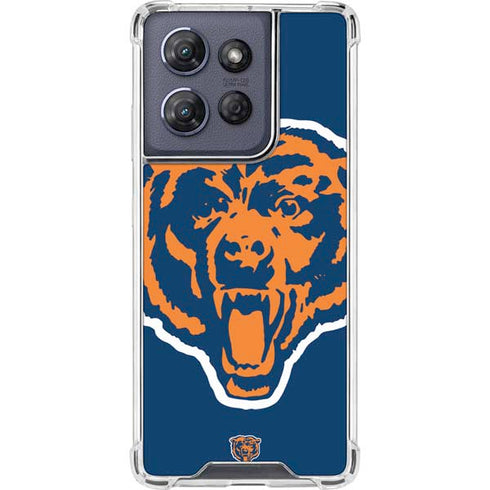 NFL Chicago Bears Retro Logo Moto G 5G (2025) Clear Case