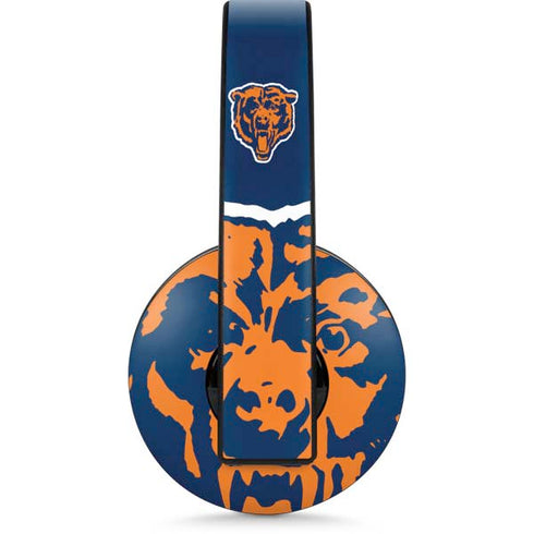 NFL Chicago Bears Retro Logo PlayStation 4 Gold Wireless Headset Skin