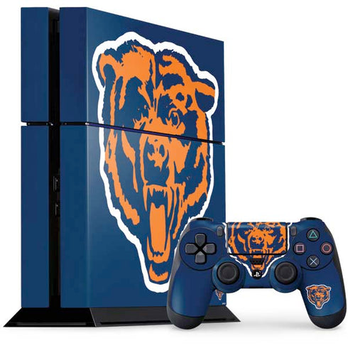 NFL Chicago Bears Retro Logo PlayStation PS4 Skins