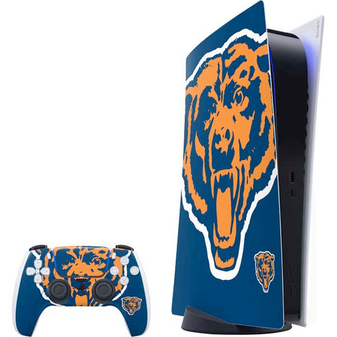 NFL Chicago Bears Retro Logo PlayStation PS5 Skins