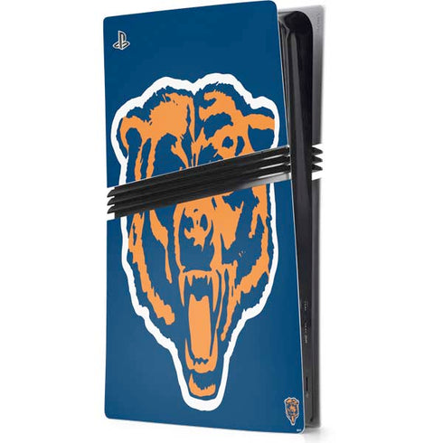 NFL Chicago Bears Retro Logo PS5 Pro Console Skin