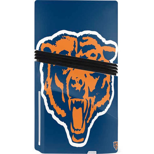 NFL Chicago Bears Retro Logo PS5 Pro Disk Bundle Skin