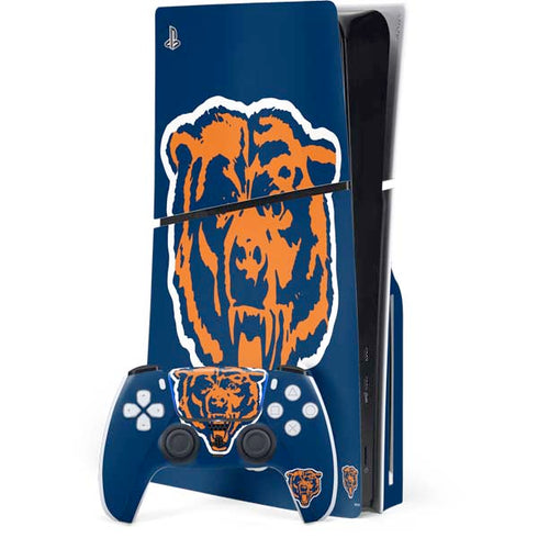 NFL Chicago Bears Retro Logo PlayStation PS5 Skins