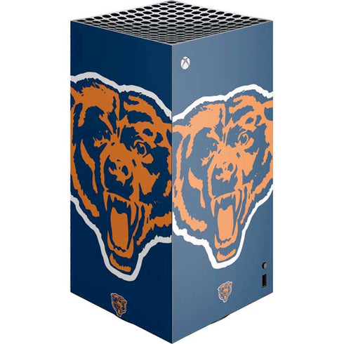 NFL Chicago Bears Retro Logo XBox Series X Digital Edition Console Skin