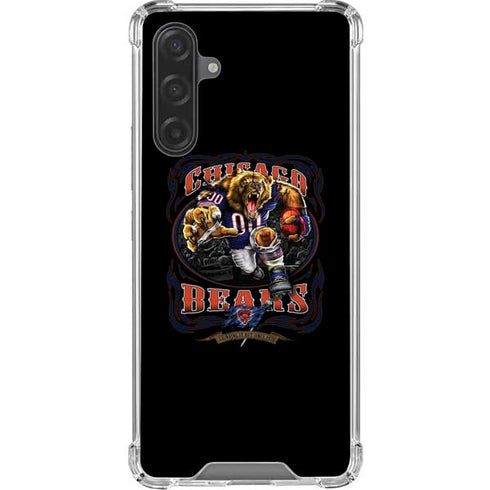 Liquid Blue NFL Chicago Bears Running Back Galaxy A17 Clear Case