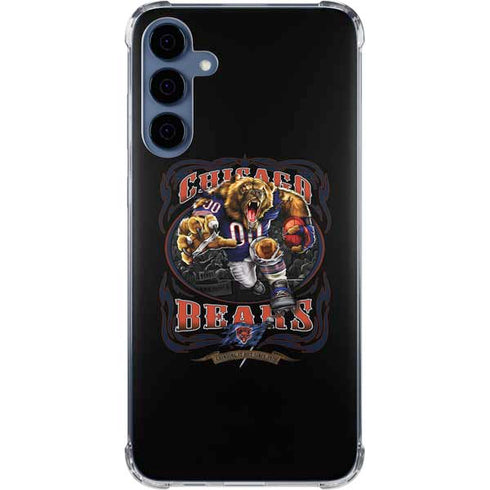 Liquid Blue NFL Chicago Bears Running Back Galaxy A55 5G Clear Case