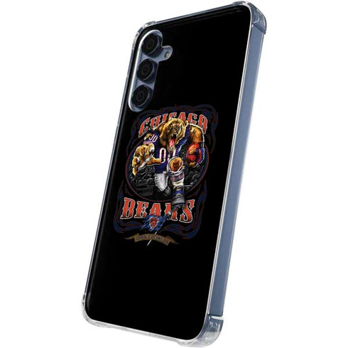 Liquid Blue NFL Chicago Bears Running Back Galaxy A55 5G Clear Case