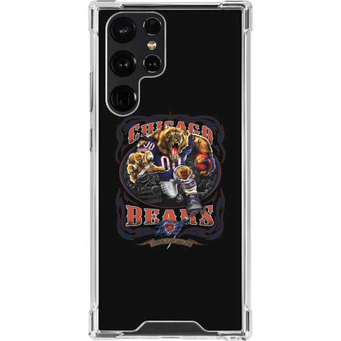 Liquid Blue NFL Chicago Bears Running Back Galaxy S23 Ultra Clear Case