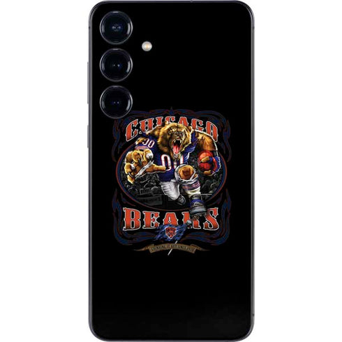 Liquid Blue NFL Chicago Bears Running Back Galaxy S24 Skin