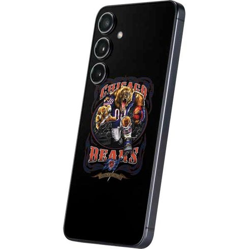 Liquid Blue NFL Chicago Bears Running Back Galaxy S24 Skin
