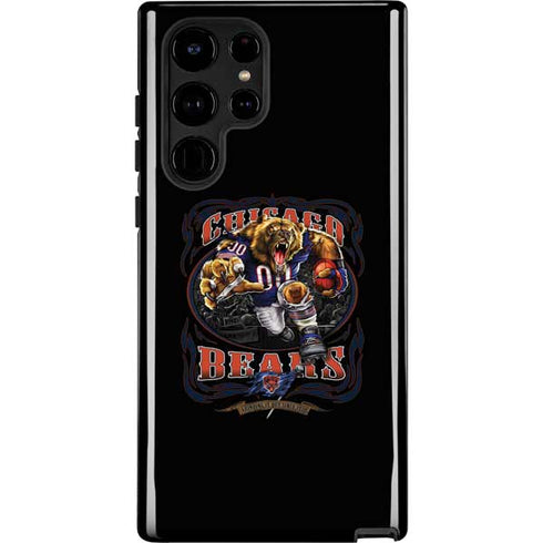 Liquid Blue NFL Chicago Bears Running Back Galaxy S25 Ultra Impact Case