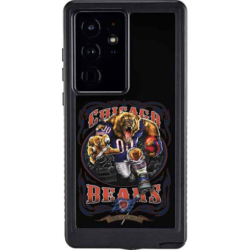 Liquid Blue NFL Chicago Bears Running Back Galaxy S24 Ultra Waterproof Case