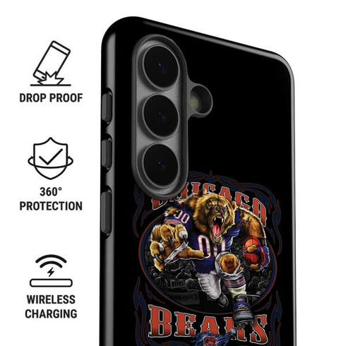 Liquid Blue NFL Chicago Bears Running Back Galaxy S26 Plus Impact Case