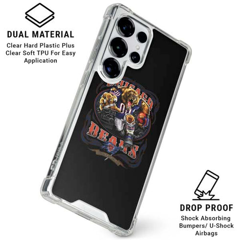 Liquid Blue NFL Chicago Bears Running Back Galaxy S26 Ultra Clear Case