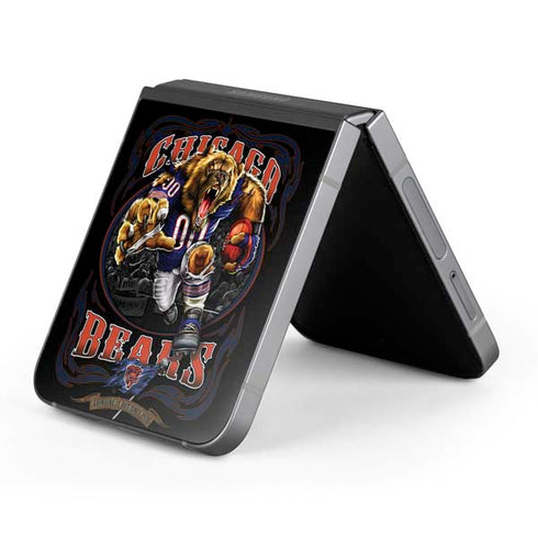 Liquid Blue NFL Chicago Bears Running Back Galaxy Z Flip6 Skin
