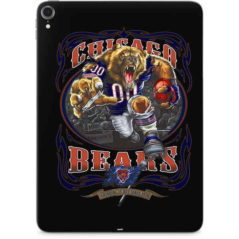 Liquid Blue NFL Chicago Bears Running Back Apple iPad Pro Skin