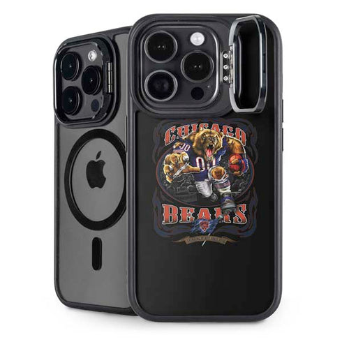 Liquid Blue NFL Chicago Bears Running Back iPhone 15 Pro Max Kickstand Case